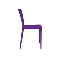 Cadeira Empilhável Urano Roxa Polipropileno - 2