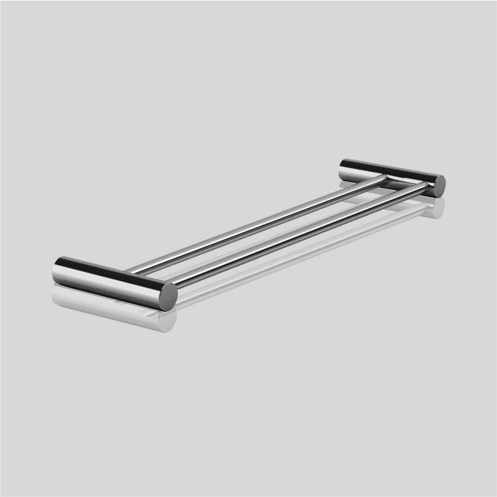 Porta Toalha Toalheiro Duplo Rosto Para Banheiro Escovado Orion 30cm - 3