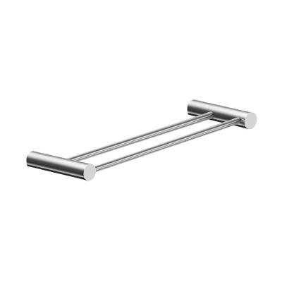 Porta Toalha Toalheiro Duplo Rosto Para Banheiro Escovado Orion 30cm