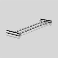 Porta Toalha Toalheiro Duplo Rosto Para Banheiro Escovado Orion 30cm - 3