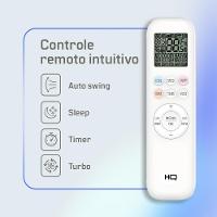 Ar Condicionado Split HQ Hi Wall Inverter 24.000 BTU/h Quente E Frio Monofásico Branco HQ-INV24000QFA 220V - 9