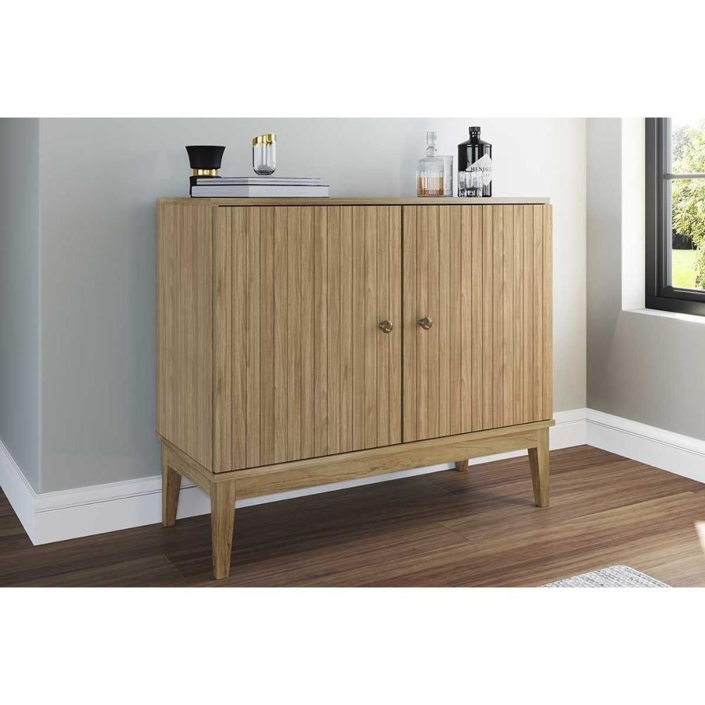 Aparador De Sala Jantar Mb 1062 C- 2 Portas Mel - Movelbento - 1