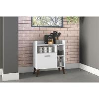 Aparador De Sala Jantar Rt 3143 C- 1 Porta Branco - Movelbento - 1