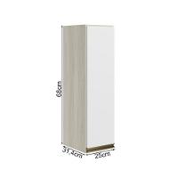 Armario Aereo 1 Porta Mdf 25 Cm Kali 12200 Bianco Toq Branco Uv Nicioli Bianco Toq Branco Uv - 3