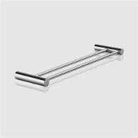 Porta Toalha Toalheiro Duplo Rosto Para Banheiro Alto Brilho Orion 40cm - 3