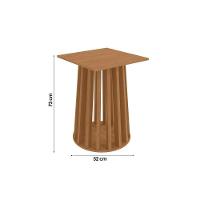 Base Mesa De Jantar Lavanda Ba45 Madeirado S- Tampo Canela - Kappesberg - 3