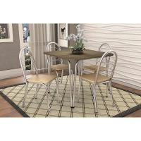 Cadeira De Cozinha Holanda 2c009cr Aço Kit 2 Un Cromado-boucle Bege Fendi - Kappesberg - 7