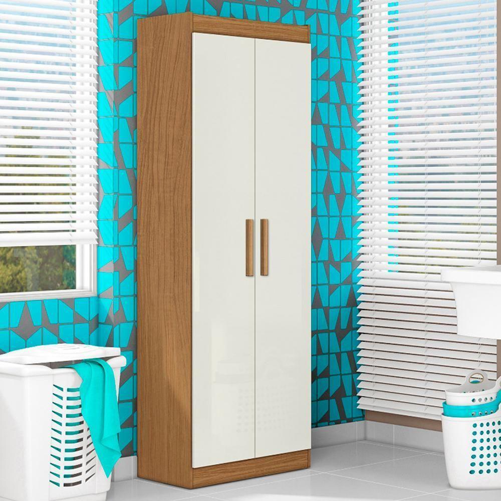 Armario Multiuso 2 Portas 183x60 Cm 2000191 Atacama Off White Armoveis Atacama Off White - 8