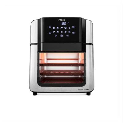 Fritadeira Air Fryer Oven Philco PAF15A 15L Painel Digital Preto Prata 220V