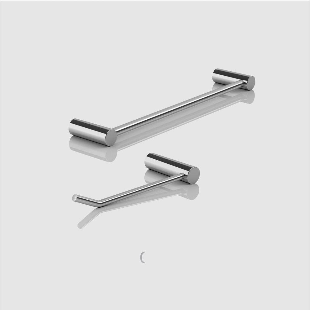 Kit De Acessórios Para Banheiro 2 Peças Escovado Grego Metal 2010or - 3