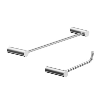 Kit De Acessórios Para Banheiro 2 Peças Escovado Grego Metal 2010or