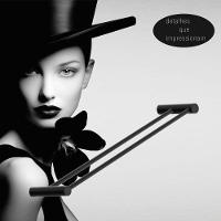 Porta Toalha Toalheiro Duplo Para Banheiro Preto Fosco Orion Grego Metal 50cm - 2