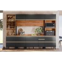 Armário Aéreo P- Cozinha Proença C- 2 Portas Basculante 120cm Nogueira-carbono Prime Tx - Demóbile - 8