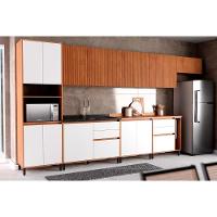 Armário Aéreo P- Cozinha Denver Ph 3104 C- 1 Porta Basculante Ripada 80cm Freijo Rocks - Herval - 4