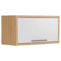 Armário Aéreo P- Cozinha Syrah Geladeira C- 1 Porta Basculante 80cm Amendoa-grafite - Ronipa - 6