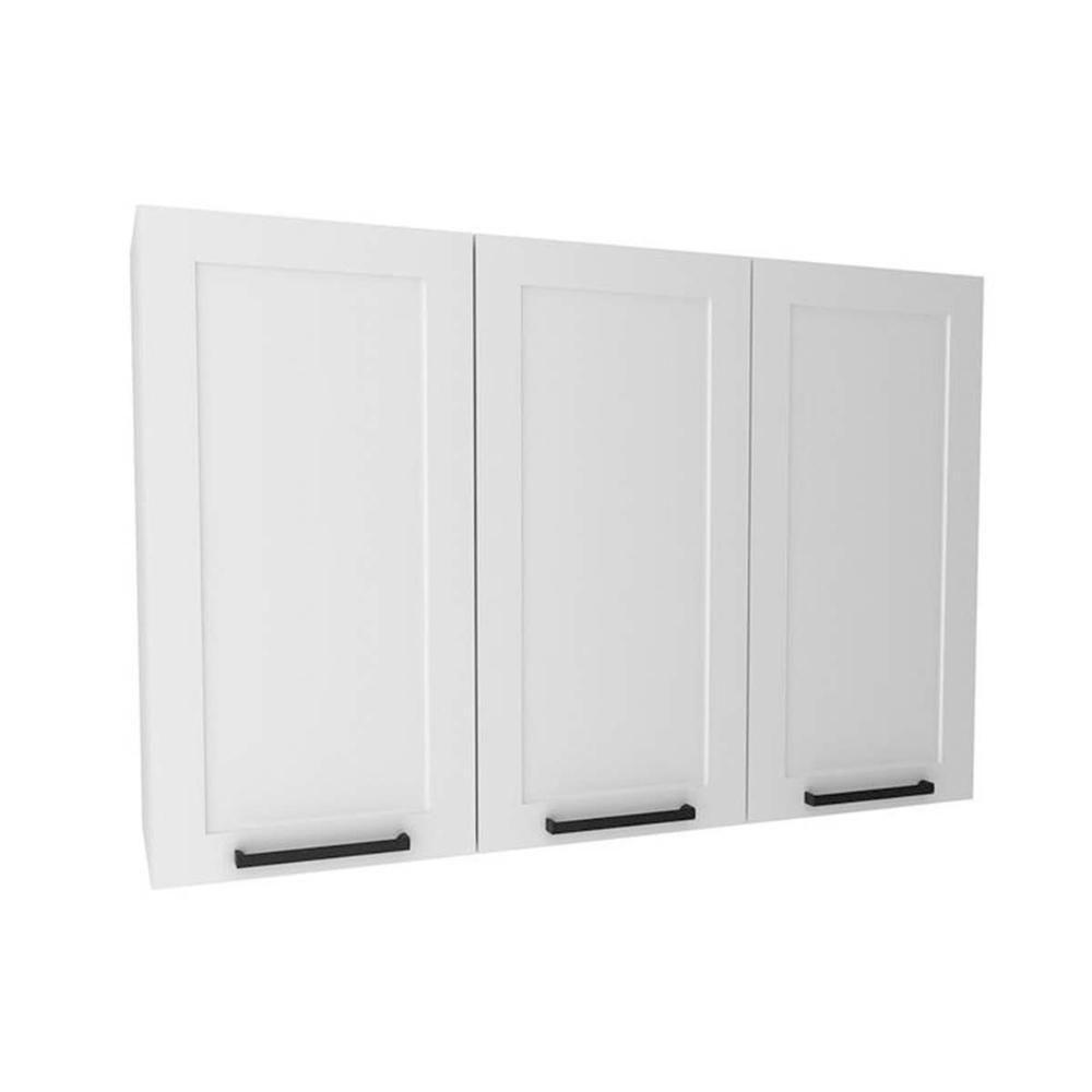 Armário Aéreo P- Cozinha Cz-3310 C- 3 Portas 120cm Branco - Tecno Mobili - 1