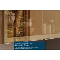 Armário Aéreo P- Cozinha Proença C- 2 Portas Basculante (1 C- Vidro Reflecta) 120cm Nogueira-carbono Prime Tx - Demóbile - 9