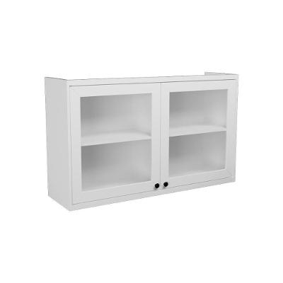 Armário Aéreo P- Cozinha évora Ph 3122 C- 2 Portas C- Vidro 120cm Branco - Herval