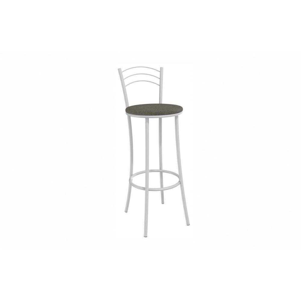 Banqueta Sala De Jantar Petra 1b700br Aço 1 Un Branco-corano Preto - Kappesberg - 1