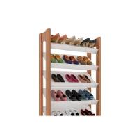 Armário Sapateira Casal Sapateira Az1006 C- 8 Prateleiras Branco-nogal - Tecno Mobili - 5