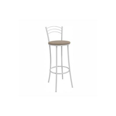 Banqueta Sala De Jantar Petra 1b700br Aço 1 Un Branco-boucle Bege Fendi - Kappesberg