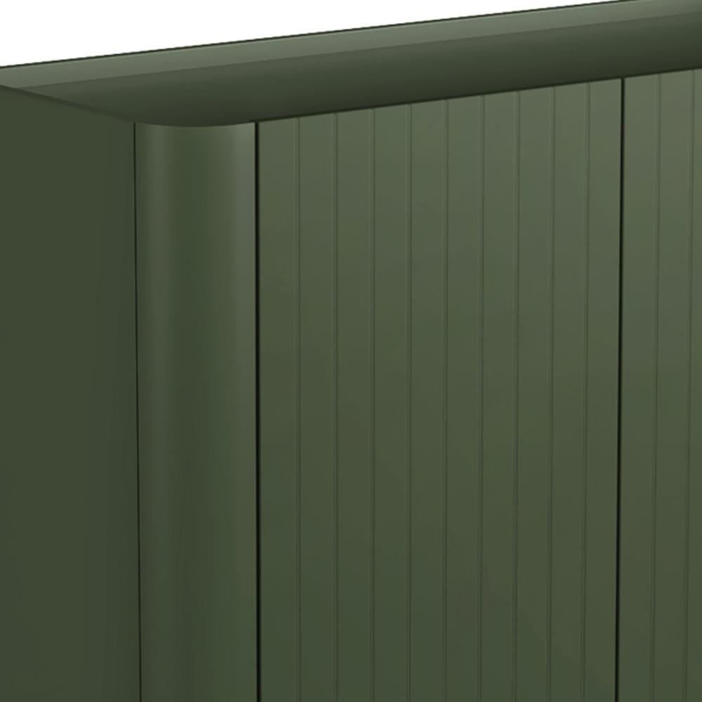 Buffet Sala De Jantar 2 Portas Brise 1 Gaveta Pés Industrial Dourado Naim I03 Musgo - Lyam - 8