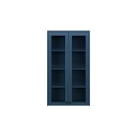 Armário Aéreo P- Cozinha évora Ph 3129 C- 2 Portas C- Vidro 80cm Azul - Herval - 3