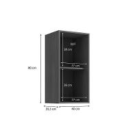 Armário Aéreo P- Cozinha Vibra T642 C- 1 Porta 40cm Canela-grafite Lacca - Kappesberg - 2