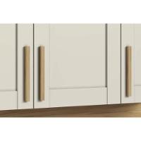 Armário Aéreo P- Cozinha Riesling C- 3 Portas E Prateleira 120cm Amendoa-off White - Ronipa - 5