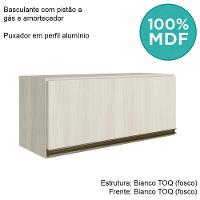 Armario Aereo Basc Mdf 80 Cm Kali 16341 Bianco Toq Bianco Toq Nicioli Bianco Toq Bianco Toq