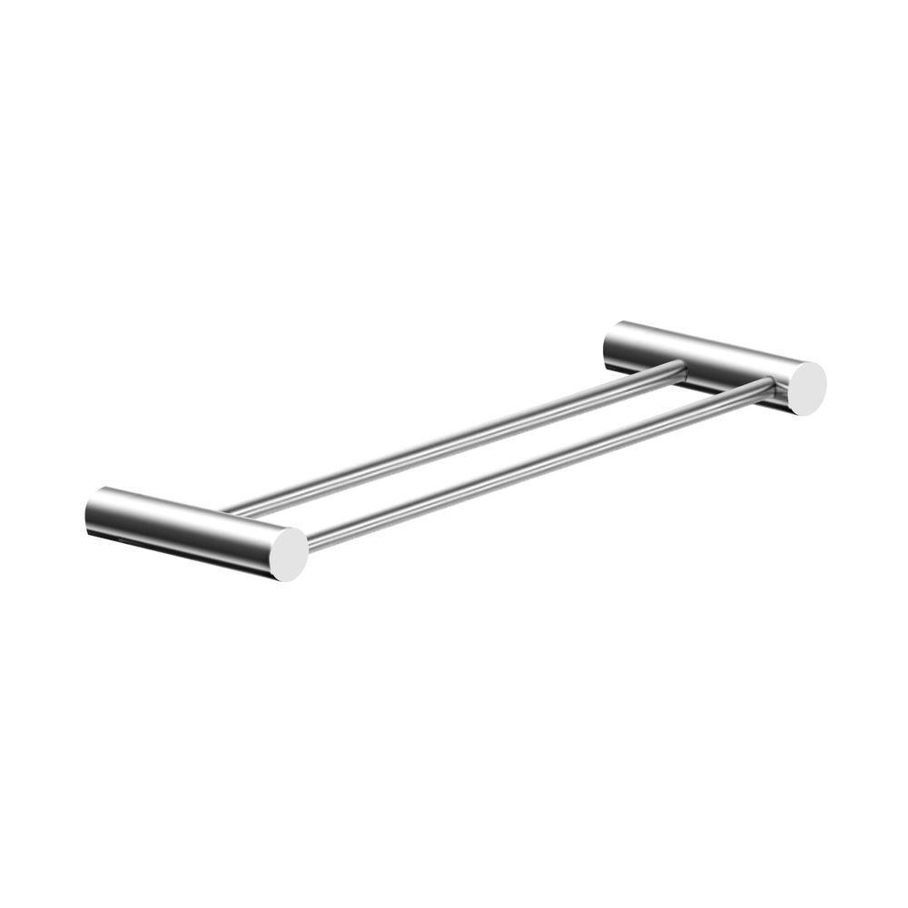 Porta Toalha Toalheiro Duplo Rosto Para Banheiro Alto Brilho Orion 30cm - 1