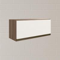 Armario Aereo Basc Mdf 80 Cm Kali 16341 Carvalho Toq Off White Cetim Nicioli Carvalho Toq Off White Cetim - 6