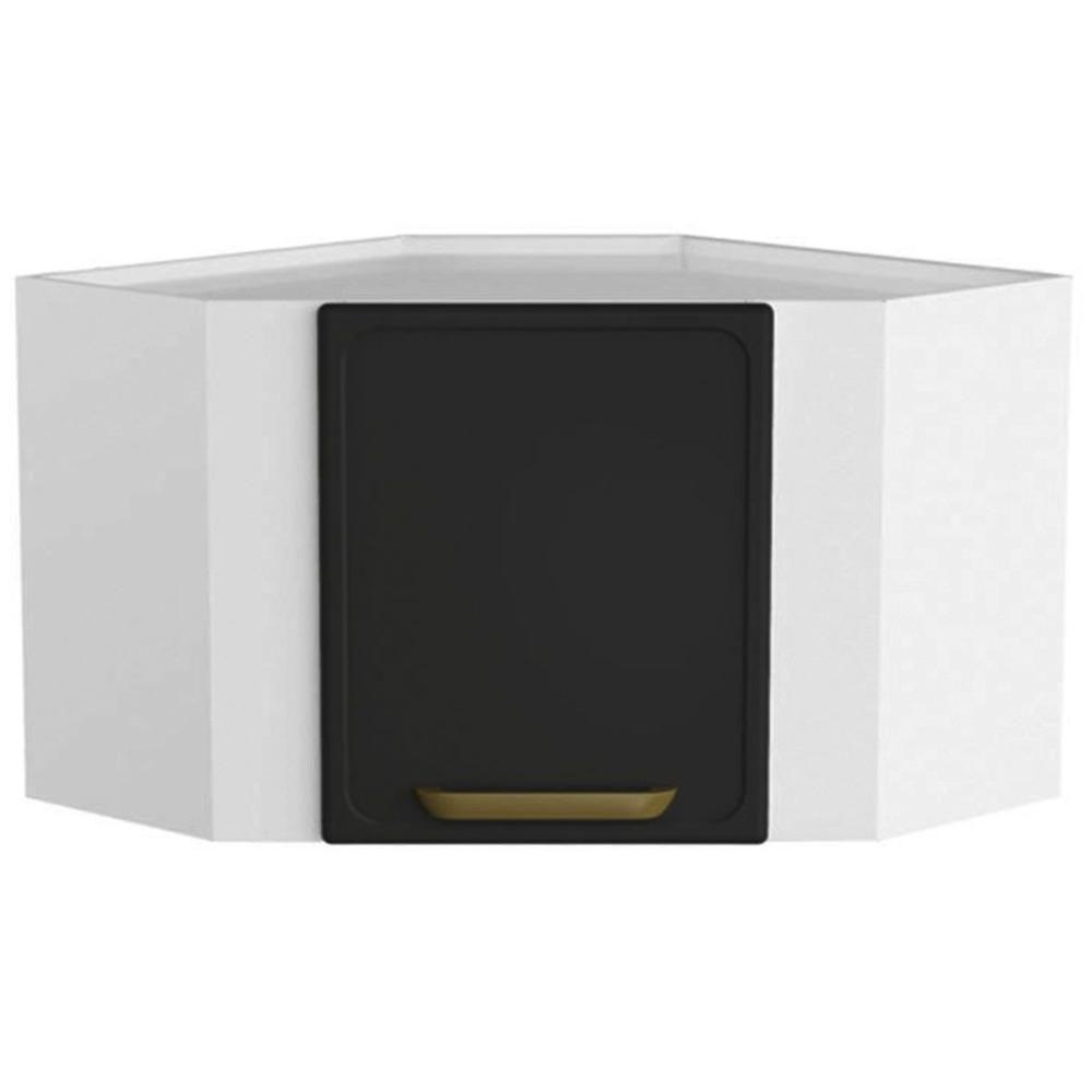 Armário Aéreo P- Cozinha Bella Canto C- 1 Porta Grafite - Bertolini - 1