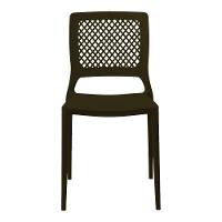 Cadeira Empilhável Vênus Bronze Em Polipropileno Acrilys - 3