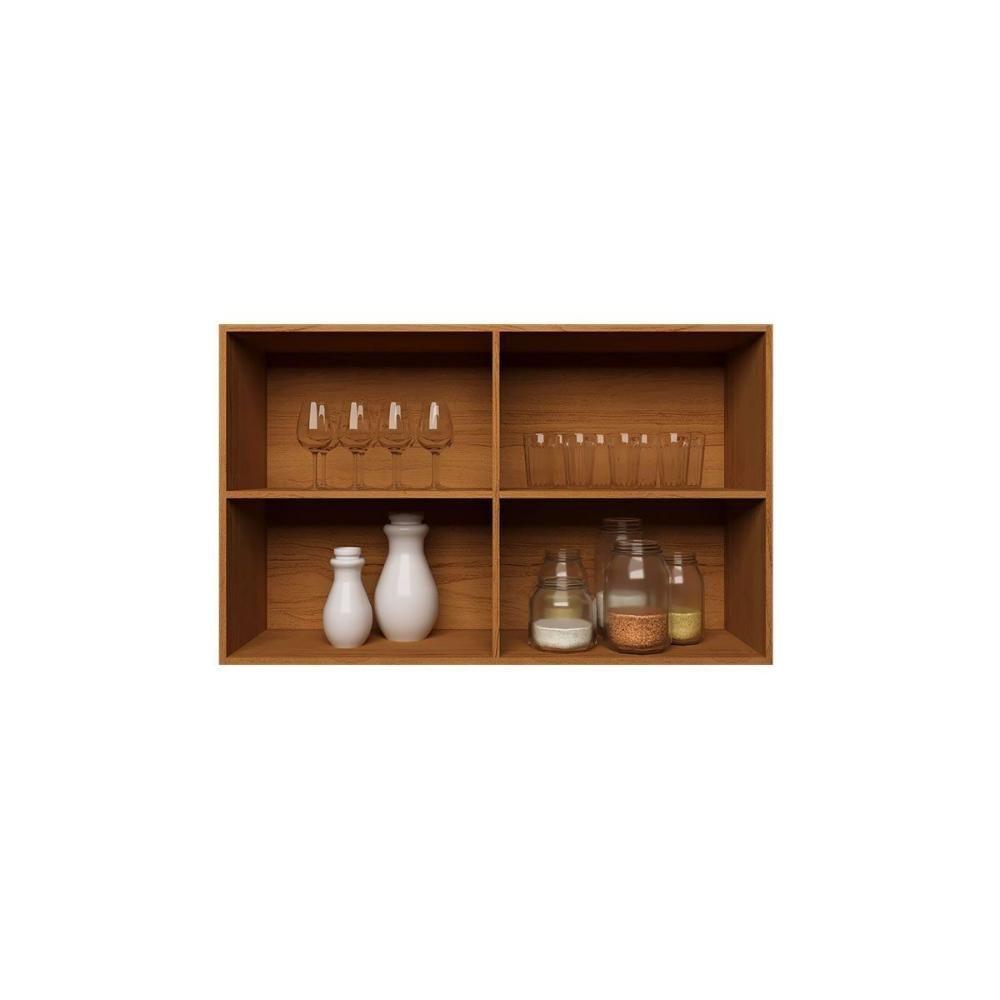 Armário Aéreo P- Cozinha Denver Ph 3105 C- 2 Portas Ripadas 120cm Freijo Rocks - Herval - 3