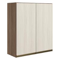 Armario Aereo 2 Portas Mdf 60 Cm Kali 12205 Carvalho Toq Bianco Toq Nicioli Carvalho Toq Bianco Toq - 1