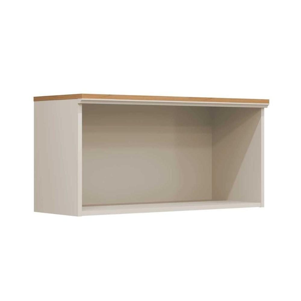 Armário Aéreo Cozinha Modulado Atena C- 1 Porta Basculante 80cm Jequitiba-off White Fosco - Linea Brasil - 5