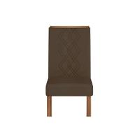 Cadeira Sala De Jantar Ayla Kit 2 Un Freijo-suede Creme - Dj Móveis - 5