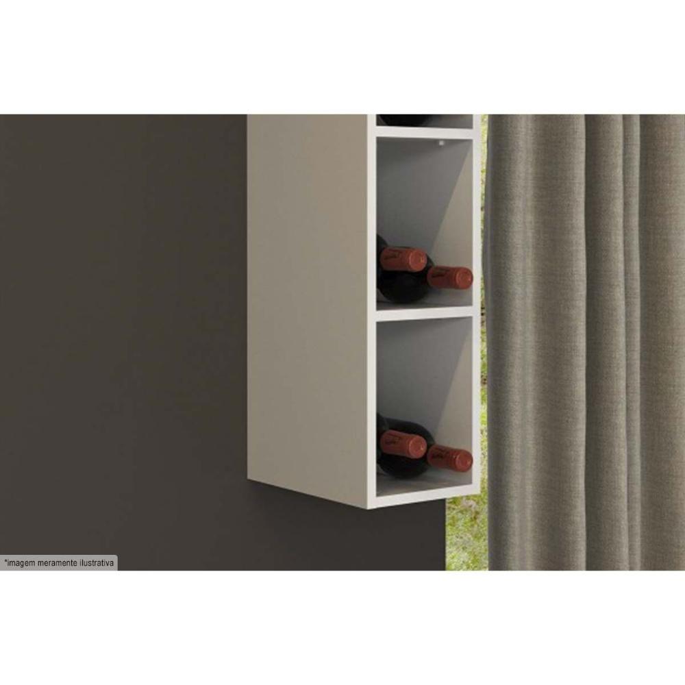 Armário Aéreo P- Cozinha Cz-3318 C- 3 Nichos 20cm Branco - Tecno Mobili - 4