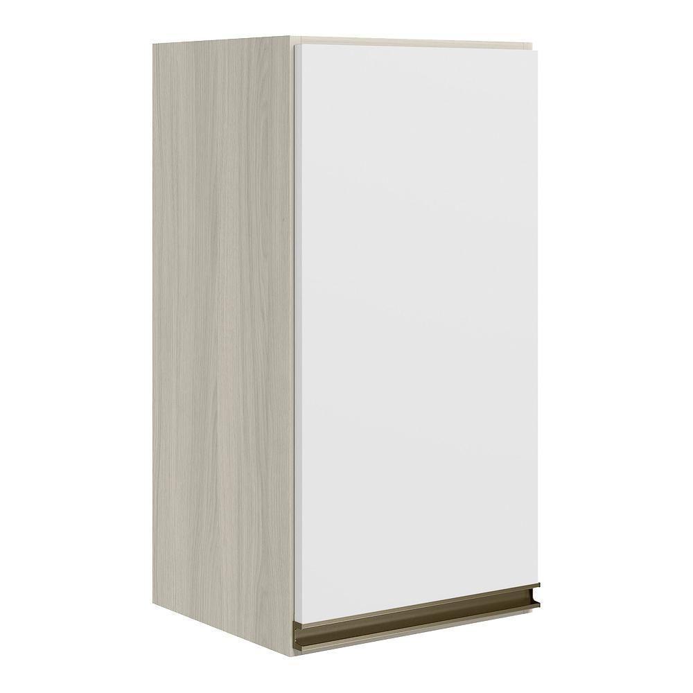 Armario Aereo 1 Porta Mdf 35 Cm Kali 16089 Bianco Toq Branco Uv Nicioli Bianco Toq Branco Uv - 1