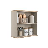 Armário Aéreo Cozinha Modulado Atena C- 2 Portas 80cm Jequitiba-off White Fosco - Linea Brasil - 5