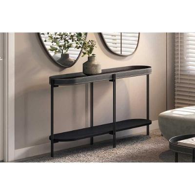 Aparador De Sala Jantar Monaco C- 1 Prateleira Preto - Linea Brasil