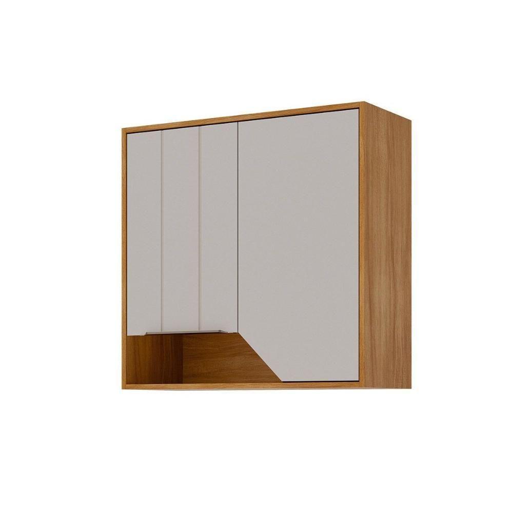 Armário Aéreo P- Cozinha Celeste C- 2 Portas 80cm Cinamomo-off White - Mgm - 1