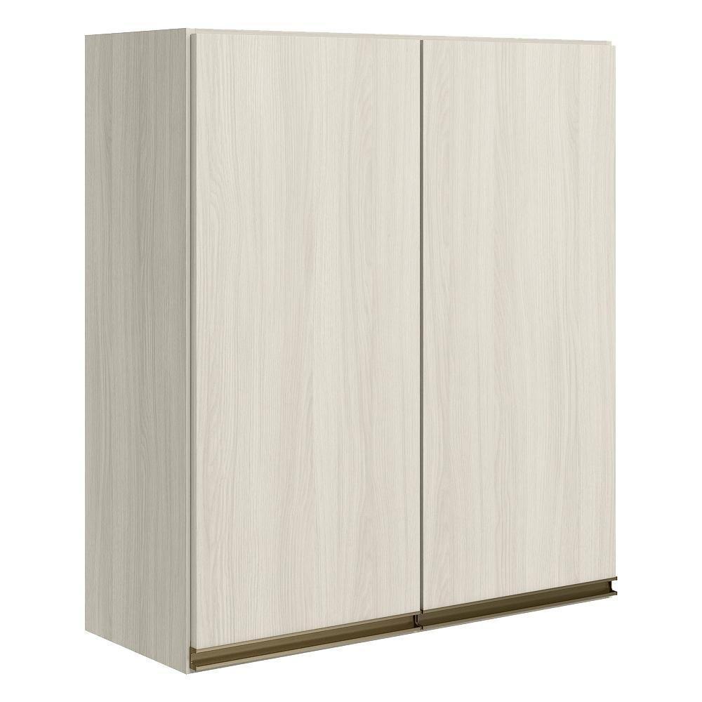 Armario Aereo 2 Portas Mdf 60 Cm Kali 12205 Bianco Toq Bianco Toq Nicioli Bianco Toq Bianco Toq - 1