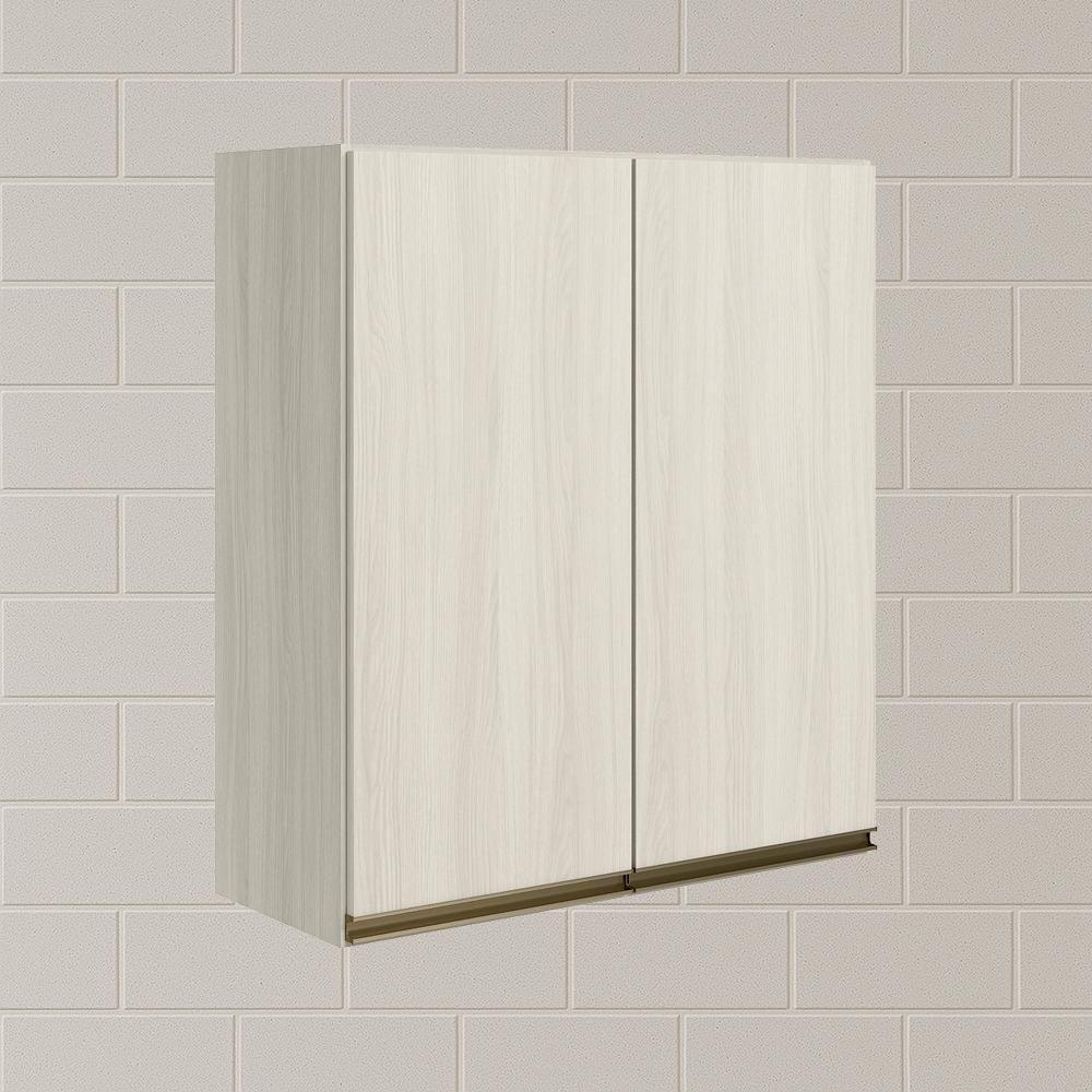 Armario Aereo 2 Portas Mdf 60 Cm Kali 12205 Bianco Toq Bianco Toq Nicioli Bianco Toq Bianco Toq - 6