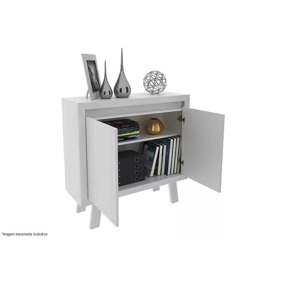 Buffet De Sala Jantar Me4187 C- 2 Portas Preto - Tecno Mobili - 3