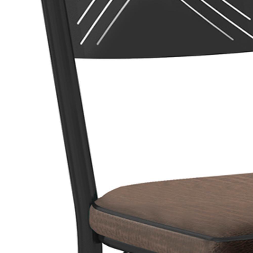 Cadeira Tubular Europa 151 Preto Assento Madeira Imbuia Artef Madeira Imbuia - 4