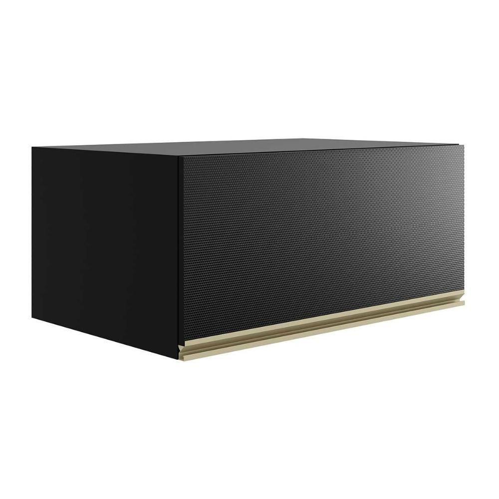 Armário Aéreo P- Cozinha Proença C- 1 Porta Basculante 80cm Nogueira-carbono Prime Tx - Demóbile - 1