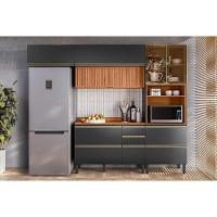 Armário Aéreo P- Cozinha Proença C- 1 Porta Basculante 80cm Nogueira-carbono Prime Tx - Demóbile - 8