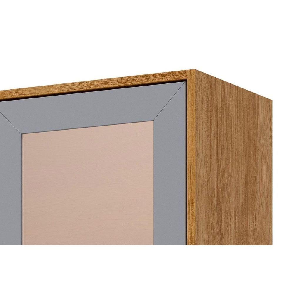 Armário Aéreo P- Cozinha Brilhante C- 2 Portas 80cm Cinamomo-off White - Mgm - 5